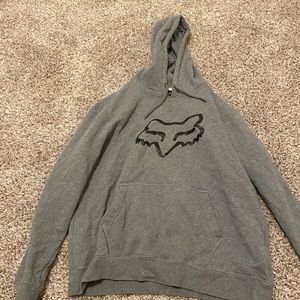 Men gray hoodie Fox